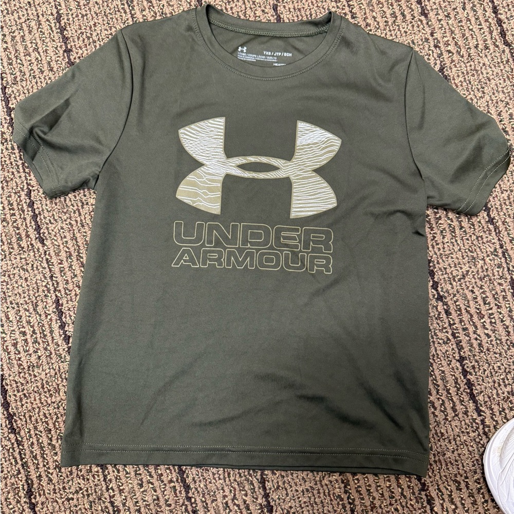 Under Armour Olive Green HeatGear Tee